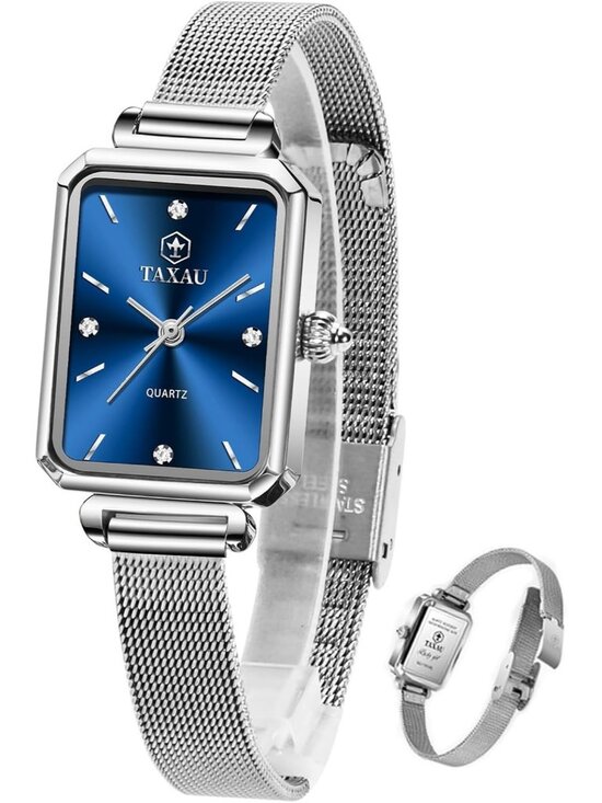 Accessories - Women's Black All Silver Waterproof Stylish Analog Quartz Stainless Steel Watch